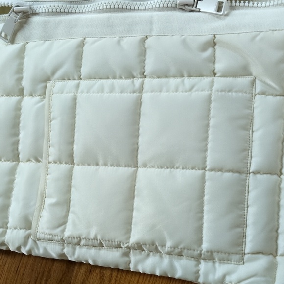 Rebecca Minkoff White Quilted Long Zip Front Vest Size XS - Picture 8 of 12